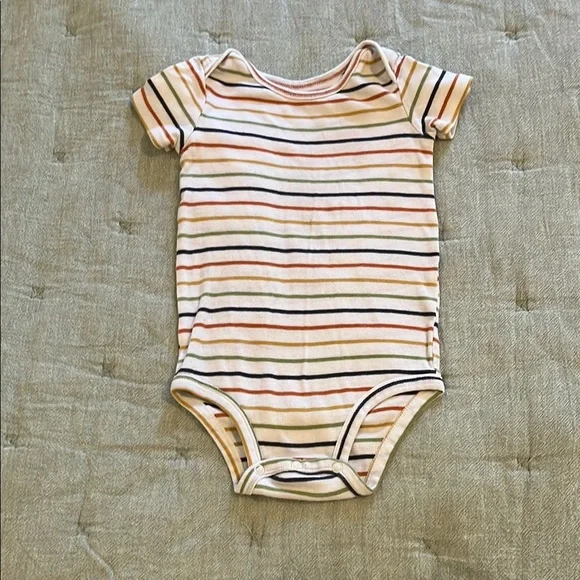 Set of 4 Striped Onesies 18M - Picture 2 of 5